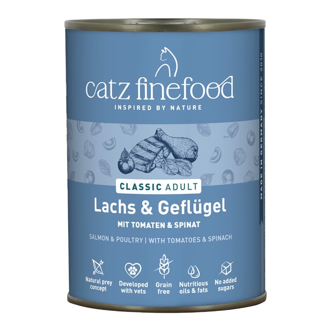 6x400g Haring/Krab Catz Finefood Kattenvoer