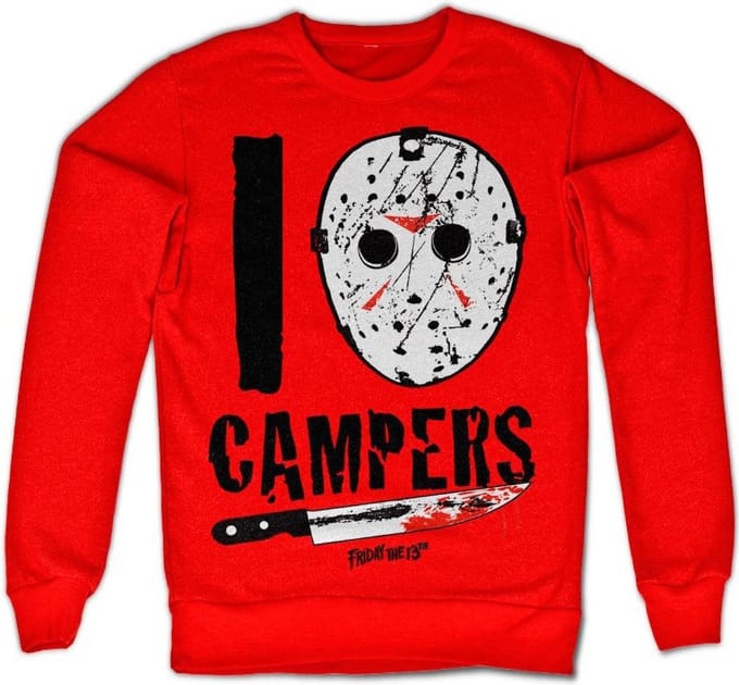 Friday the 13th I Jason Camp ers Sweatshirt Rood