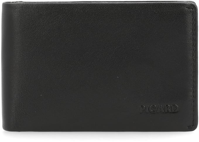 PICARD portemonnee London 1 Mini Wallet Schwarz zwart