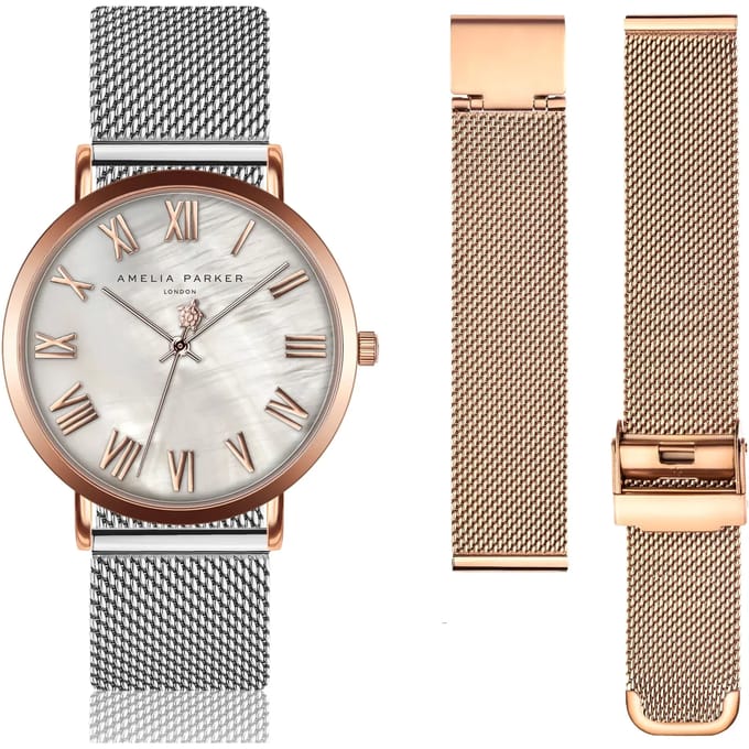 Dameshorloge en horlogeband Amelia Parker Classique