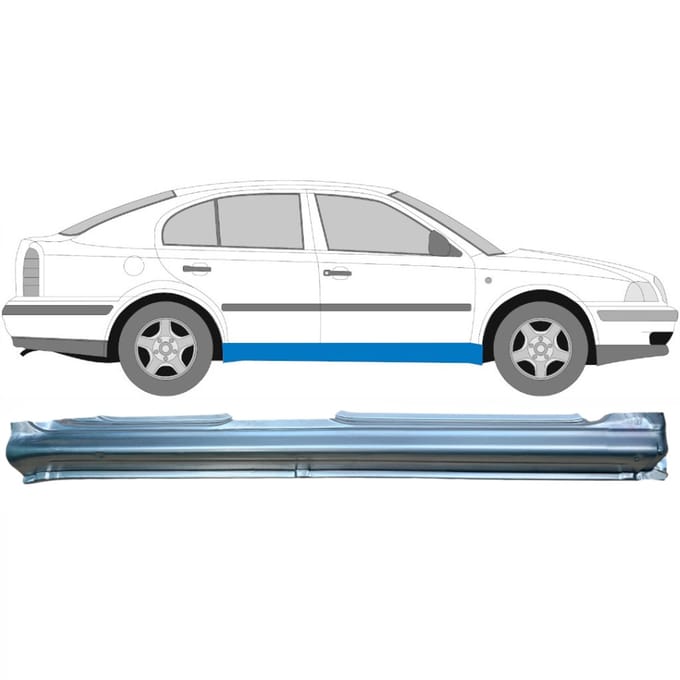 Volledige dorpel voor Skoda Octavia I 1996-2010 / Rechts