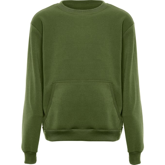 Mo Sweatshirt Heren olijf
