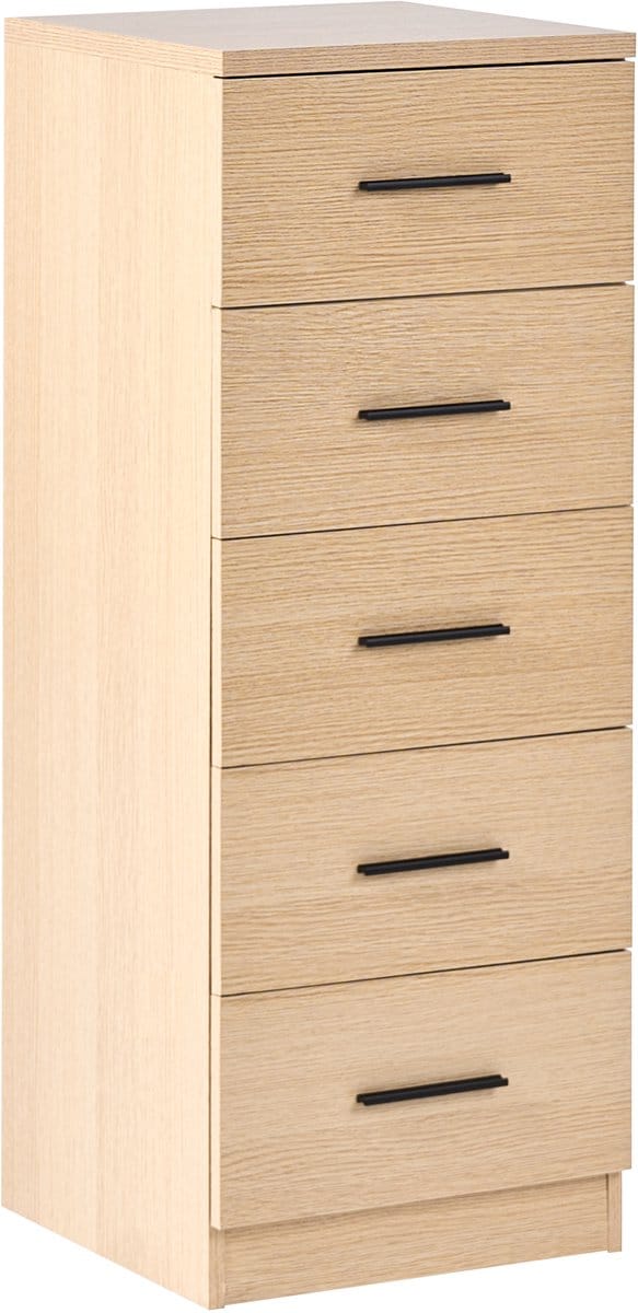 KITIMAT - Ladekast 5-lades - Lichtbruin - MDF