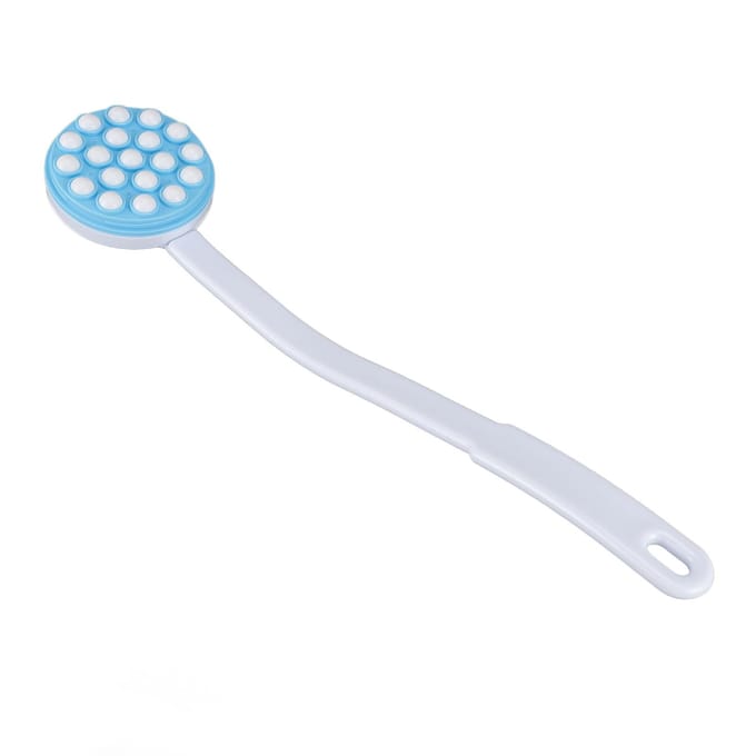 Ruglotion Applicator en Masseur Lange Handgreep Handheld Zelflotion Applicator Badborstel white