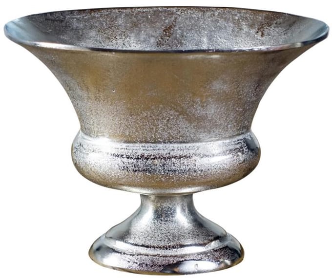 Michael Noll - Vaas - Aluminium - Zilver - M - 38 cm