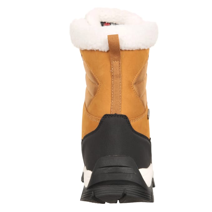 Mountain Warehouse Dames/Dames Innsbruck waterdichte lederen sneeuwlaarzen (Bruin)