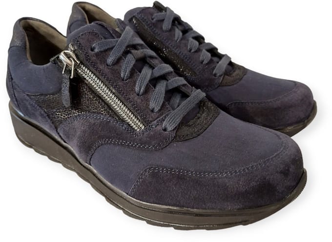 Durea Sneaker 6279 685 1139 Donkerblauw Wijdte H