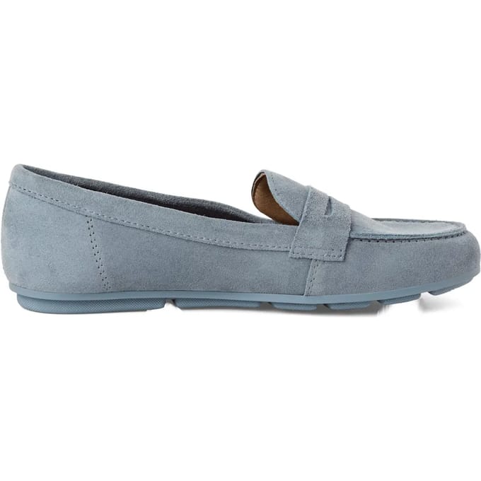 Tamaris Instappers blauw Leer - Maat 37