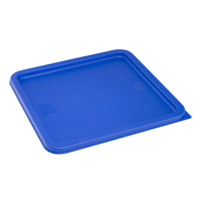 Hygiplas vierkante voedselopslagdeksel blauw groot