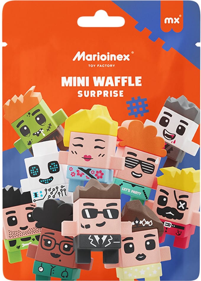 Mini wafel blokken verrassing - Marioinex - vanaf 3 jaar
