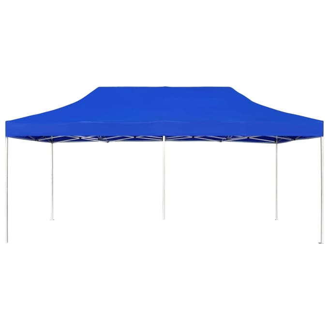 vidaXL - Partytent - professioneel - inklapbaar - 6x3 - m - aluminium - blauw