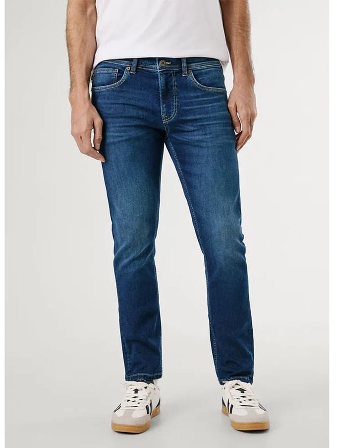 Pepe Jeans Gymdigo Track Slim Spijkerbroek Blauw 30 / 34 Man