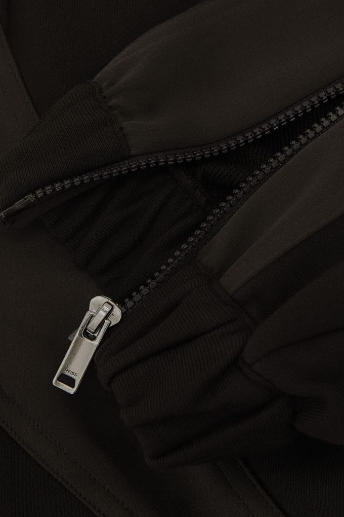 Reiss Woven Mixed Jogger Black Taglia: S | Pantaloni da tuta Outlet | Donna | Nero