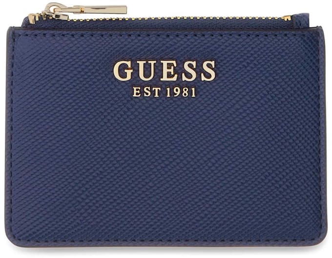 GUESS kaarthouder Patsie SLG Credit Card Case Navy donkerblauw
