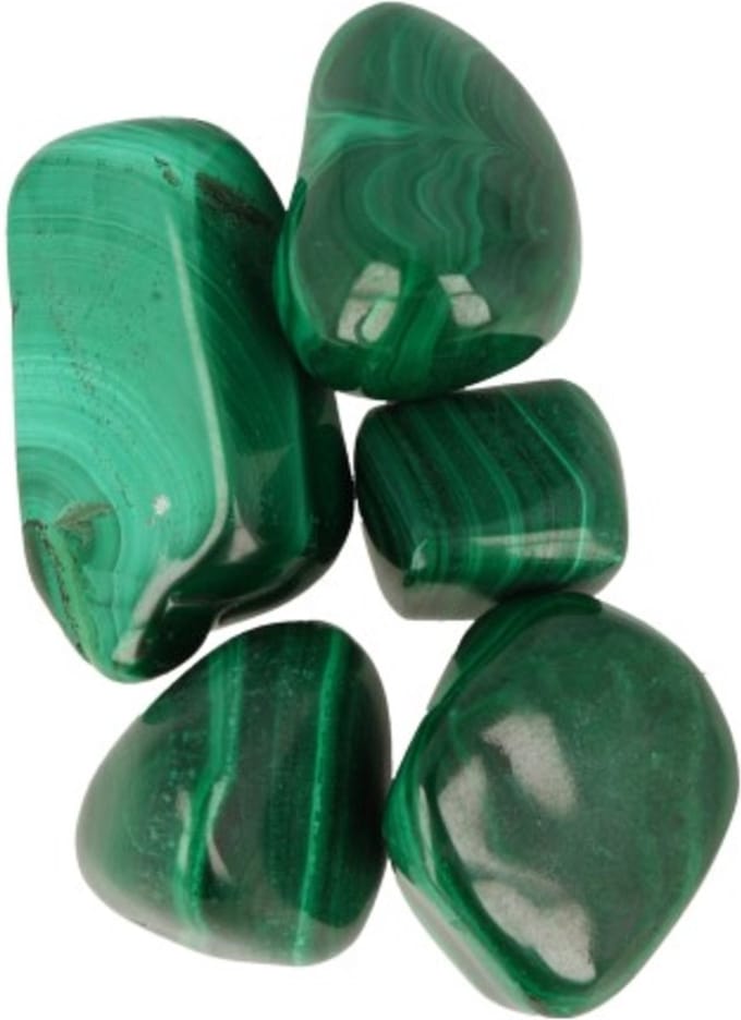 Malachiet 100 gr. trommelstenen (mt2-3)
