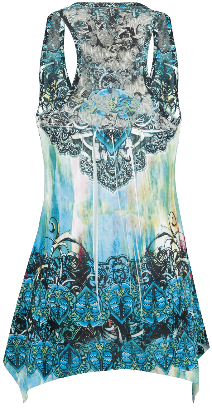 Innocent Top - Heart Celtic - M tot XXL - voor Vrouwen - petrol