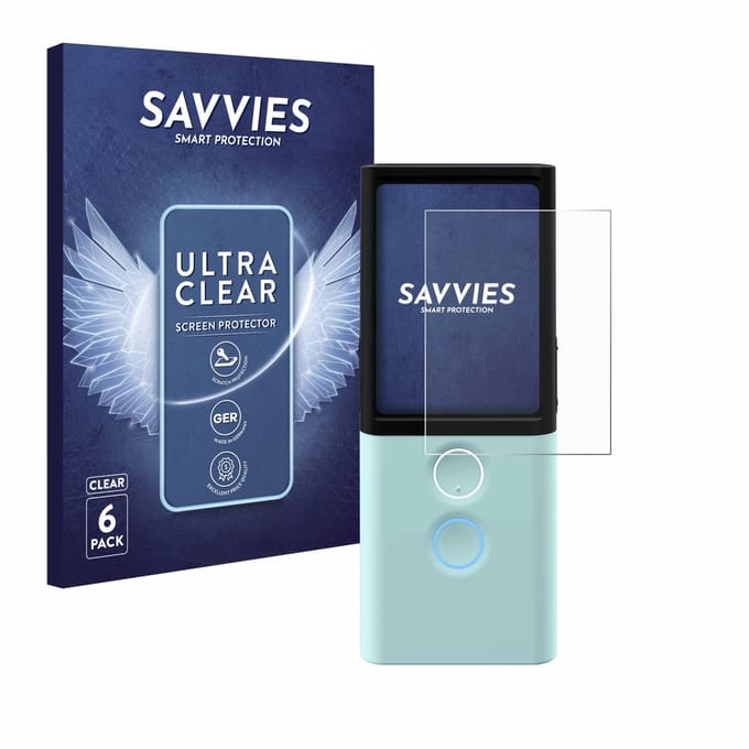 Savvies - Screenprotector voor Vasco Translator M3 - Folie Beschermfolie transparant 6 Stuks