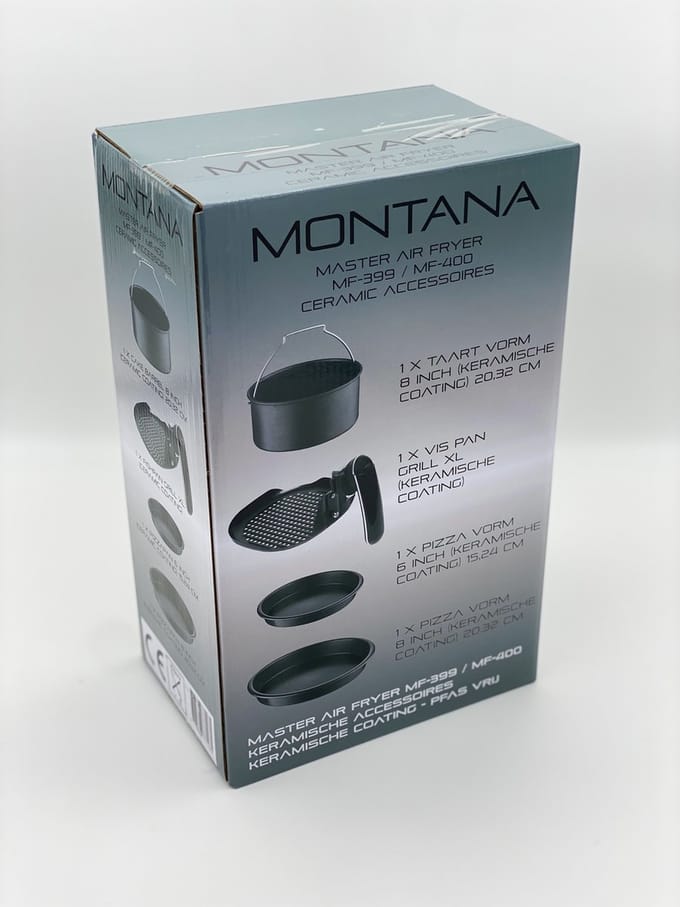 Ceramic Accessoires (PFAS vrij) tbv Montana Airfryer MF-399/MF-400