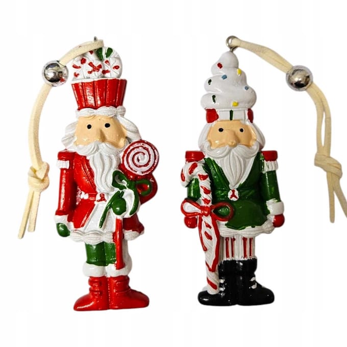Kerstboohangers Kerstman Snoepjes 2 Stuks Kerstdecoratie