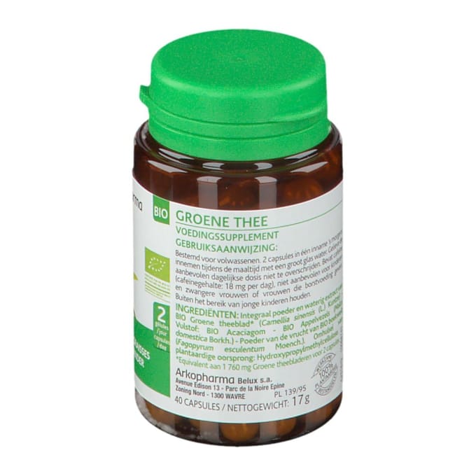 Arkocaps Vetverbrander Groene Thee 40 Capsules