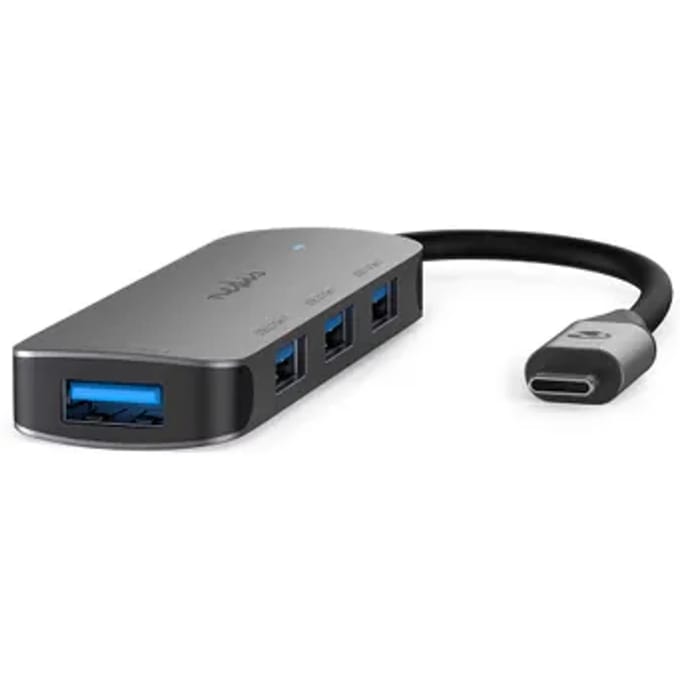 Nedis USB-Hub - 1x USB-C - 4x USB A Female - 4-Poorts poort(en) - USB 3.2 Gen 1 - USB Gevoed - 5 Gbps