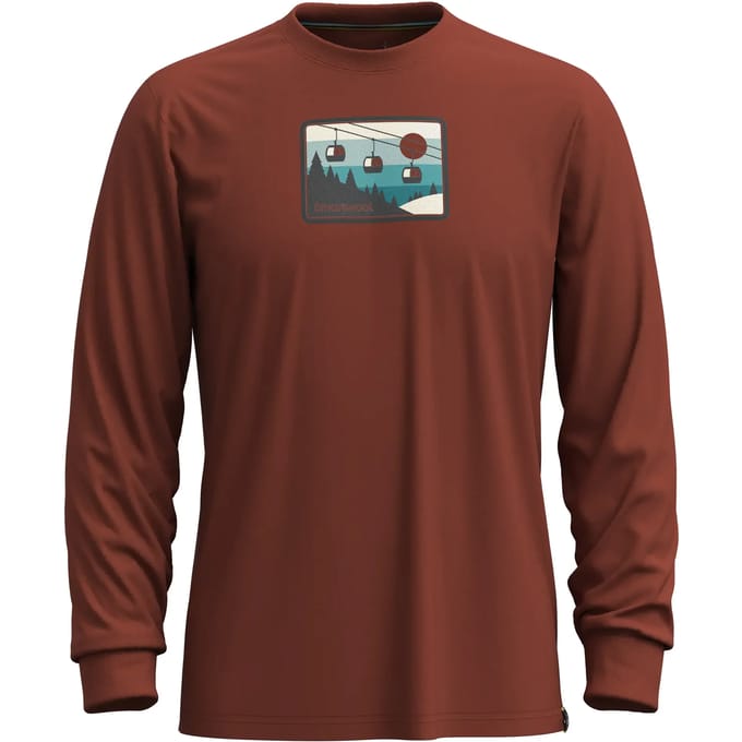 T-shirt met lange mouwen Smartwool Gondola Ride Graphic