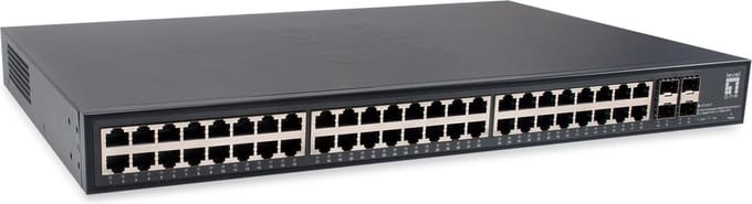 LevelOne GTU-5211 netwerk-switch Unmanaged Gigabit Ethernet (10/100/1000) Zwart