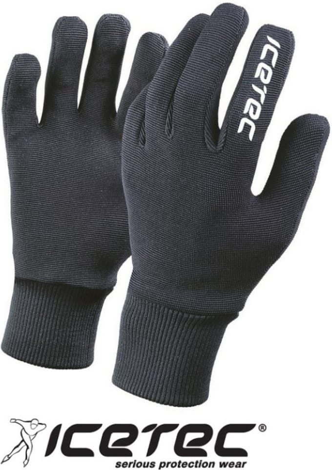 Icetec | Snijvaste Schaatshandschoenen - Zwart - L