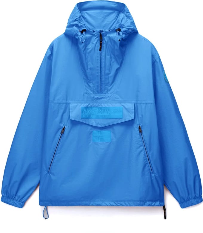 Napapijri - Heren Jas zomer Packable Rainforest Next - Blauw - Maat 3XL