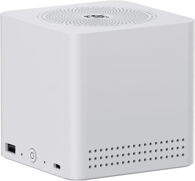 Mini PC - Desktop NAS - Data Opslag - 6 M.2 SSD Slots - 24TB Capaciteit - Zwart