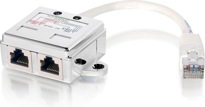 Equip network splitter wit - Per stuk
