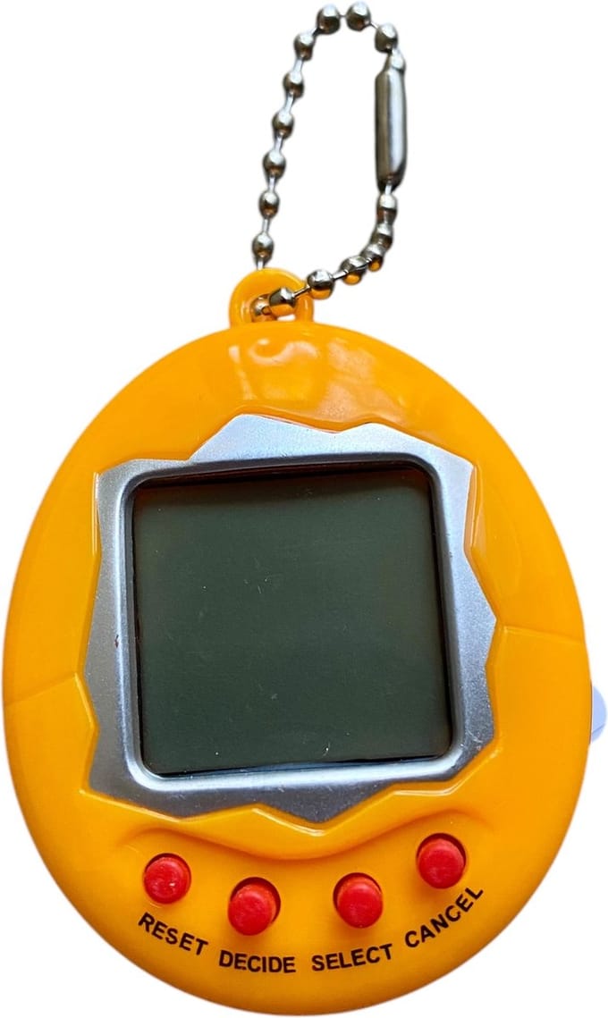 Elektronisch Huisdier - Pocket Pet - Virtual Huisdier - Oranje
