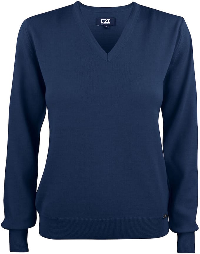Cutter & Buck Everett V-neck Dames 355431 - Dark Navy - M