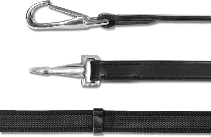 Waldhausen X-Line Non-slip Reins With Carabiner Hooks | Pony