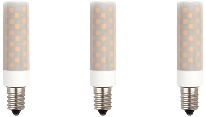 SPL E14 LED Lamp 6W Dimbaar - Neutraal Wit - 660lm - LED Buislamp T18 - Opaal - 3 Stuks