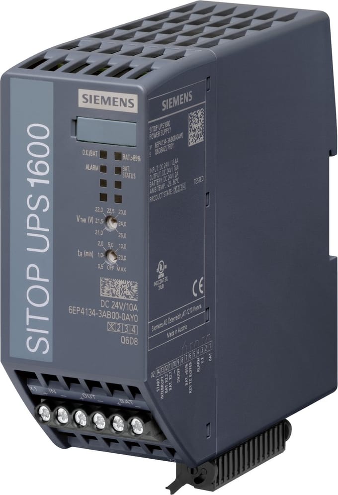 Siemens Sitop ups1600 10 a uninterruptible power supply input: