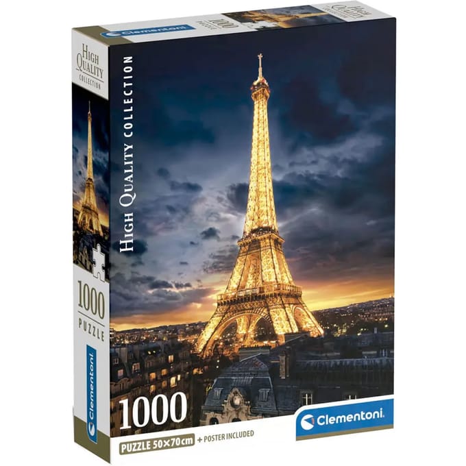 Clementoni - Puzzel - 1000 Stukjes - Eiffeltoren - Puzzel Voor Volwassenen - High Quality Collection