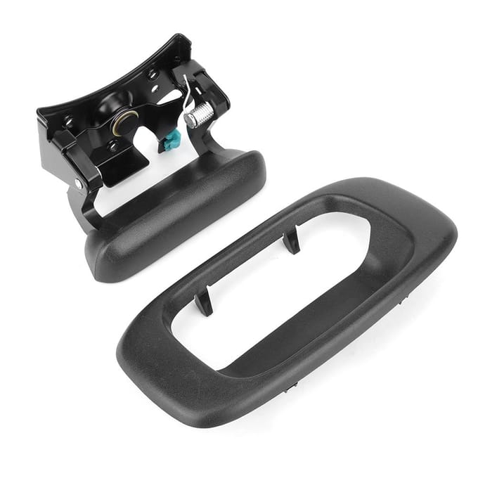 Achterklephandgreep met Sierlijst Set Past voor Chevrolet Silverado 15997911 black