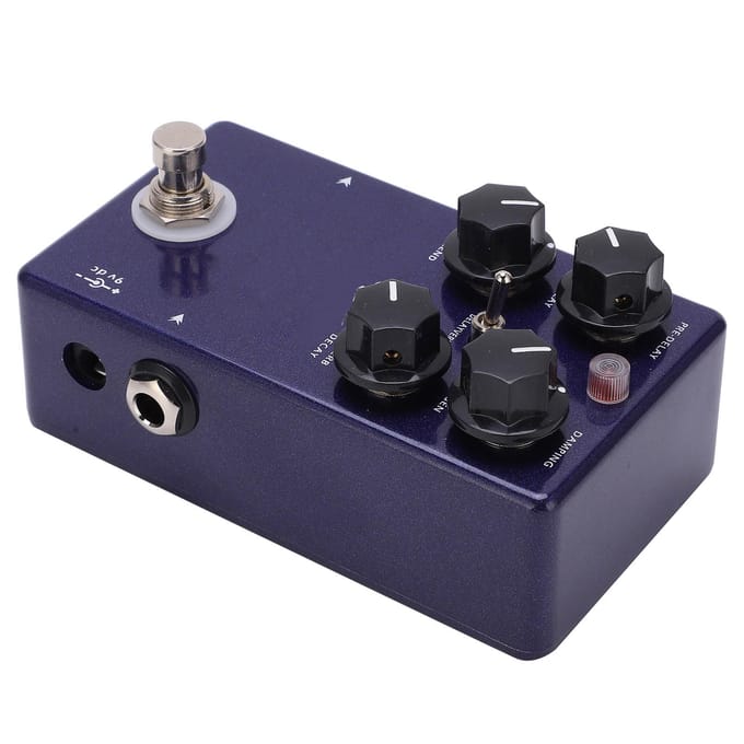 Gitaareffectpedaal Sky Reverb Delay 2-in-1 Verstelbaar Digitaal Instrumentaccessoire black