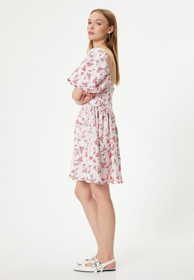 Mini-lengte Vorm A A-Linien-Kleid