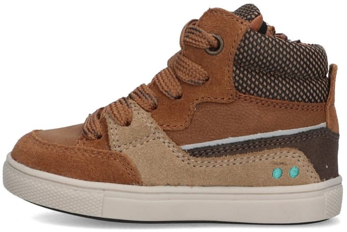 Liv Louw Hoge Sneakers Jongens Bruin