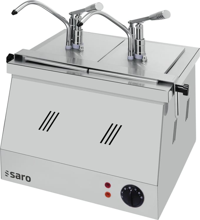 Bainmarie 2 X 1/4 En 2 X 1/6 Met Pompkop Model Bm-0214, Saro 421-2500