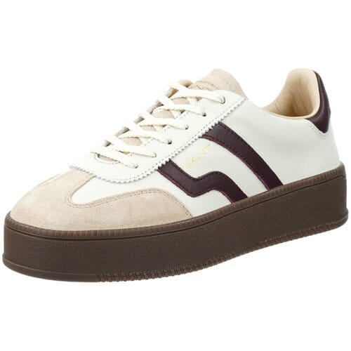 Gant damessneaker Cuzmani offwhite bordeaux