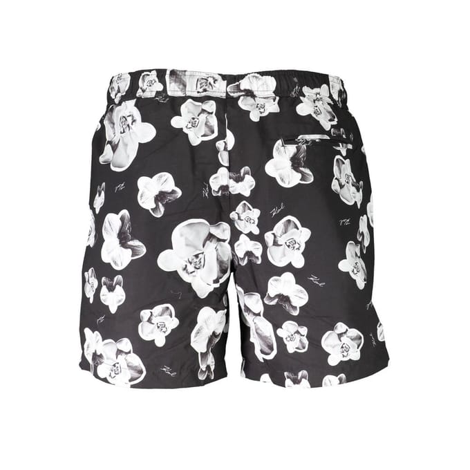 Karl Lagerfeld Nero Polyester Heren Zwembroek Boxer