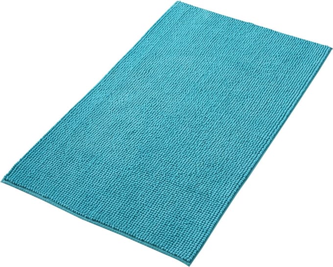Badmat Antislip Chenille - Douchemat Vloerkleed - Badkamer Vloer - Super Absorberend Machine Wasbaar - 70x120cm - Turquoise