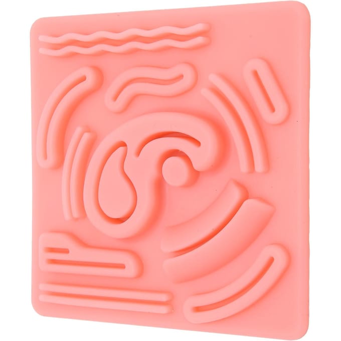 Coussin de Simulation de Suture Laparoscopique en Silicone 3D Coussin de Suture Laparoscopique avec Plaies Pré-Coupées pour red