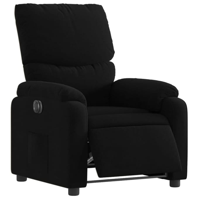 vidaXL - Fauteuil - verstelbaar - elektrisch - stof - zwart