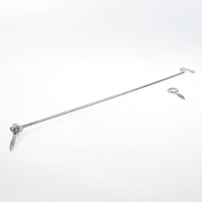 GebuVolco Windhaken met 2 schroefogen 7.00x500 ijzer gegalvaniseerd