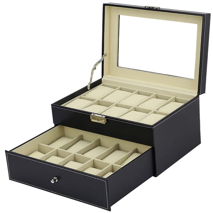 Horlogedoos - Horlogebox - Opbergdoos Horloges - 20 Stuks