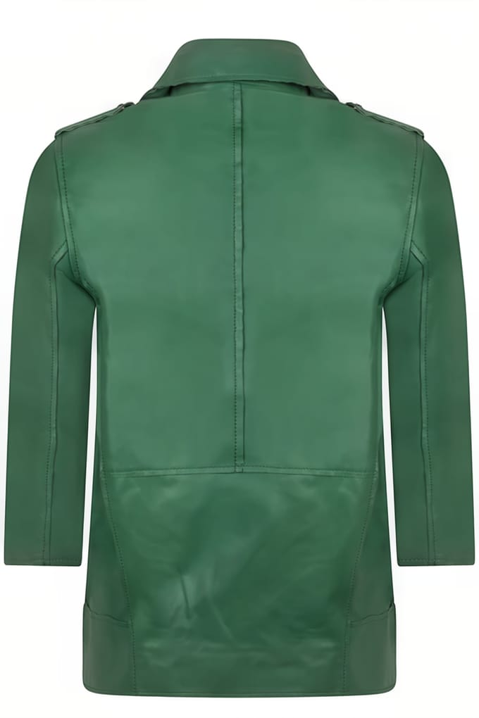 DNA Amsterdam Waxflower Erbagreen Taglia: 38 | Giacche di pelle Outlet | Donna | Verde